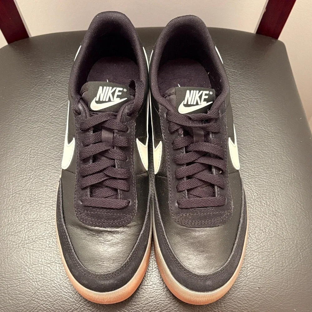 Nike Women’s Killshot 2 Black and White Sneakers with Gum Sole Size 8 - Picture 3 of 5